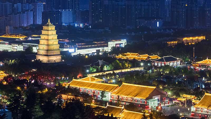 Buddhism In China Big Wild Goose Pagoda