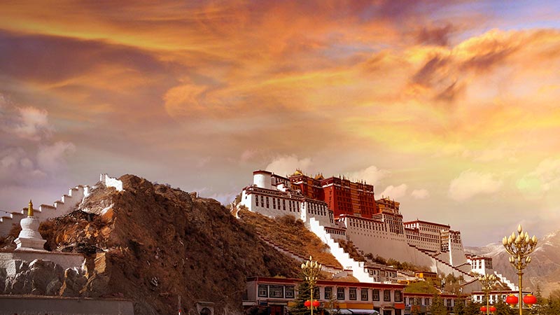 Buddhism In China White Potala Palace