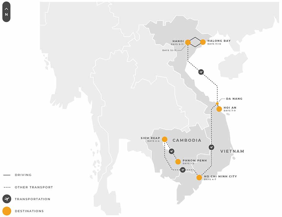 Indochina 13 Days Highlights Of Indochina Cambodia And Vietnam