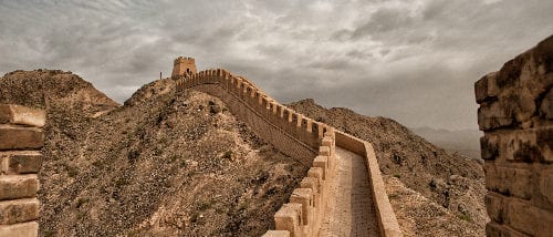 Overhanging Great Wall