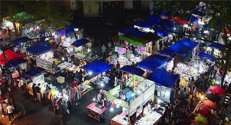 Wushan Night Market, Hangzhou shopping